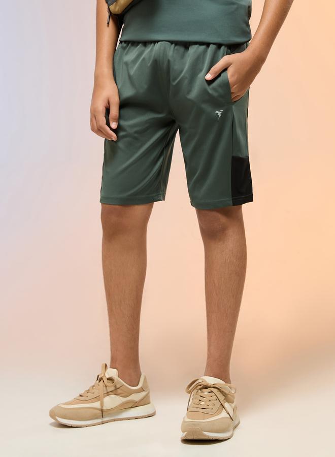 Technosport Boys Slim Fit Sports Shorts With Ts Flexi - Image 4